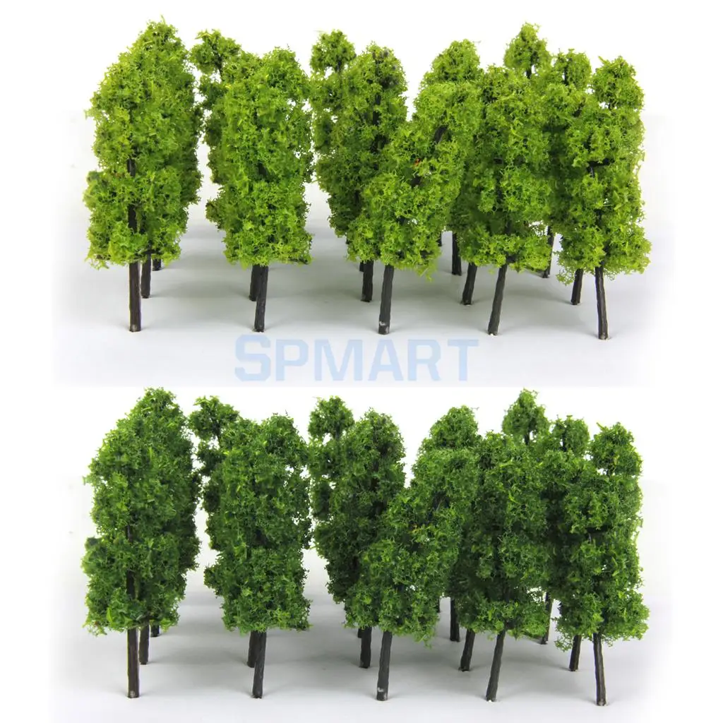 40x зеленое дерево макет модели 7 см 8 для 1/150 RR Diorama архитектурный пейзаж|Наборы