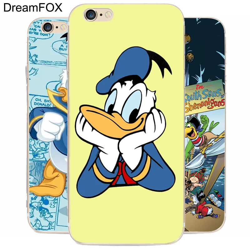 K065 Donald Duck Transparent Hard Thin Case Cover For Apple iPhone 11 Pro XR XS Max 8 X 7 6 6S Plus 5 5S SE 5C 4 4s |