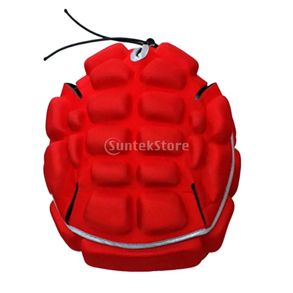 Adult Men's Professional Adjustable EVA Padded Soccer Football Helmet Rugby Goalkeeper Head Guard Protector Hat Gear Equipment