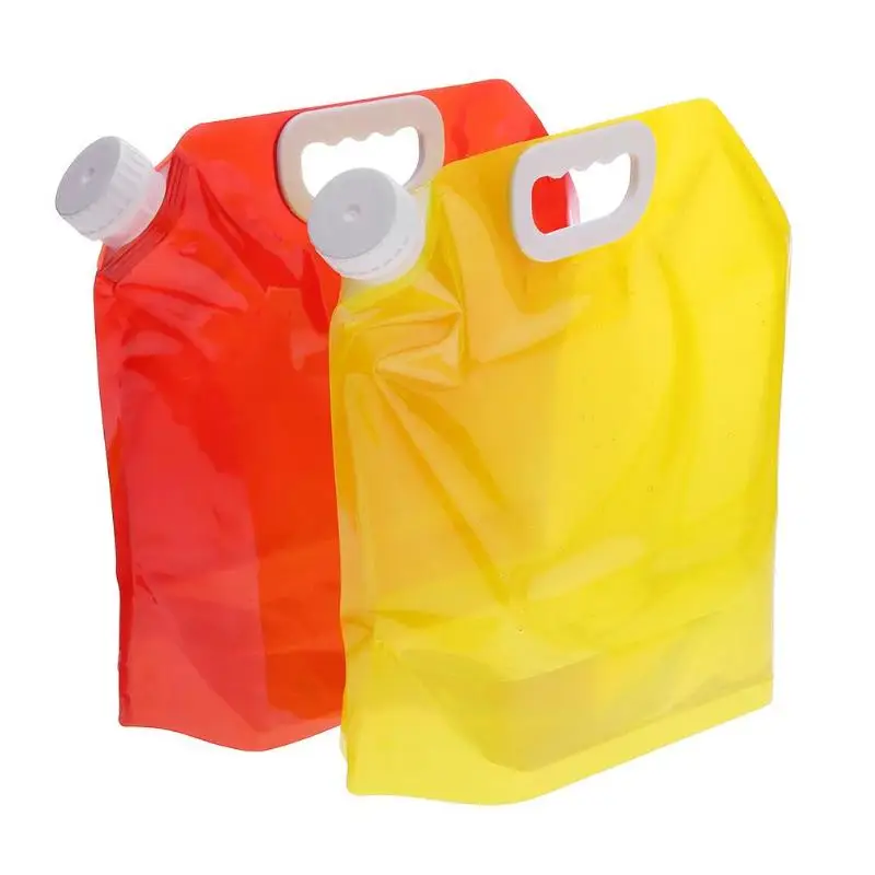 

5L Folding Water Storage Collapsible Lifting Bag Portable Camping Hiking Survival Outdoor Accessories Travel Kits Equipments