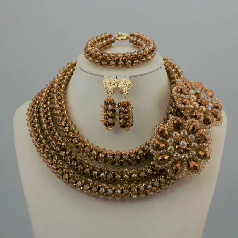 

2016 Stylish Red African Costume Jewelry Set Nigerian Wedding African Coral Beads Jewelry Set Handmade Free Shipping LT317-1