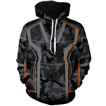 

2019 New Brand Avengers Iron Man Tony Coat Zip Hoodies Casual Cospaly Sweatshirt Zize S-4XL