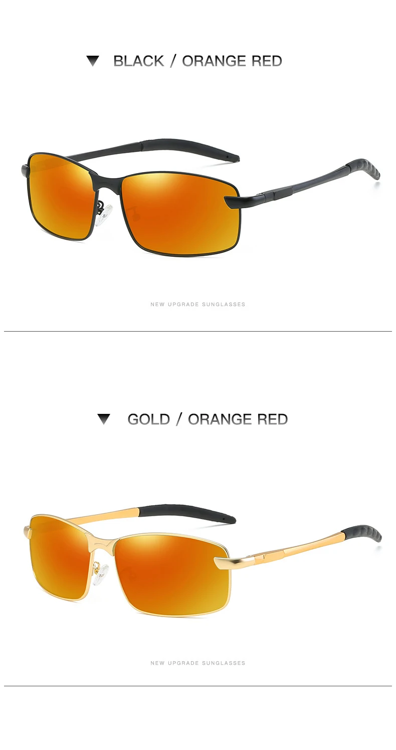 Классические поляризационные спортивные солнцезащитные очки для мужчин и женщин стильные прямоугольные брендовые дизайнерские солнцезащитные очки для вождения на открытом воздухе с защитой от ультрафиолета