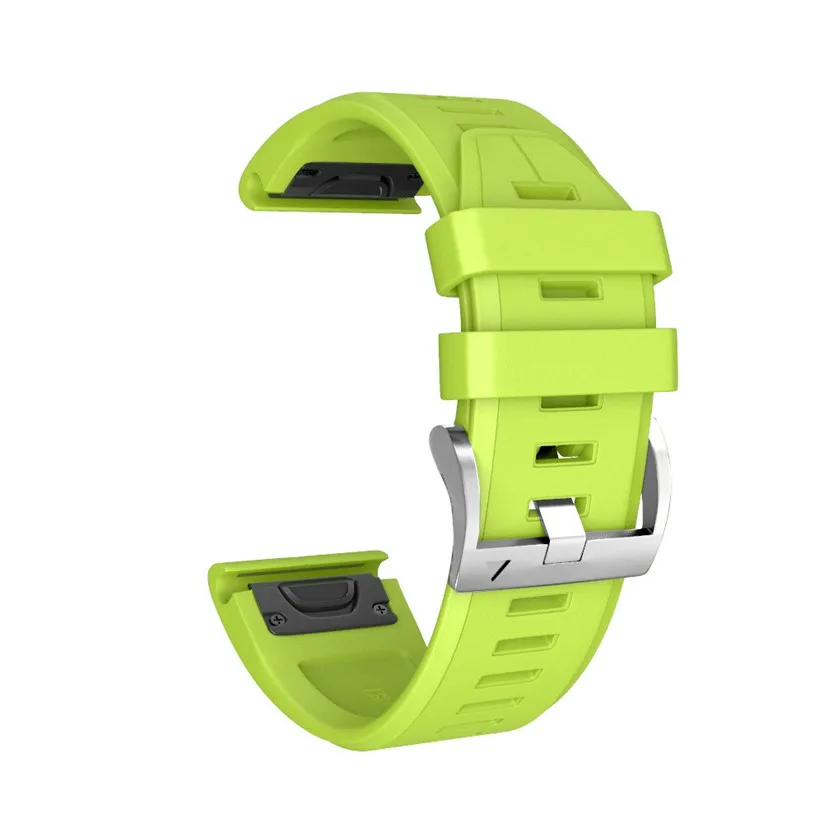 CARPRIE силиконовый браслет Quick Release Easy Fit Wirstband Замена для Garmin Fenix 5 плюс td0810 челнока - Цвет: Green