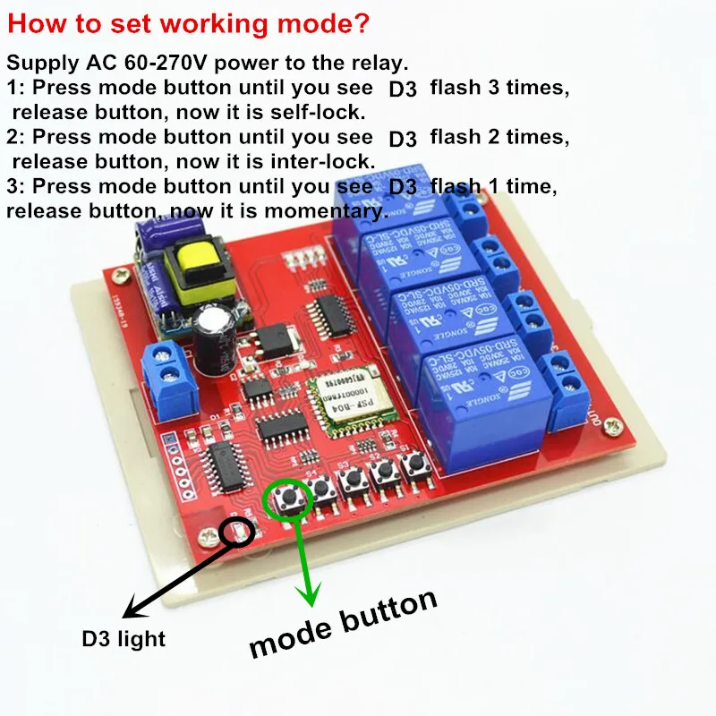 set working mode