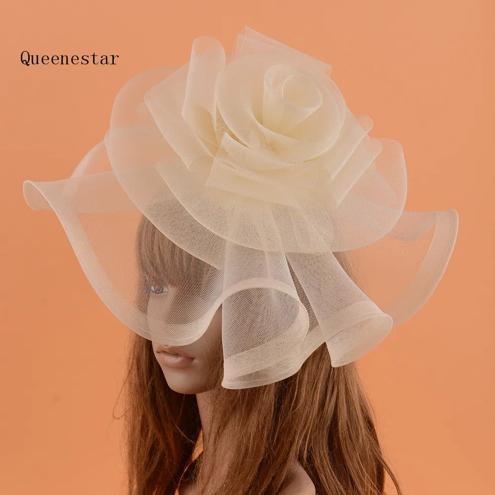 Super Large Multi-layers Fascinator Headband Ladies Mesh Feather Hair Band Accessories Wedding Party Bride Gauze Headdpiece New