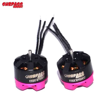 

SURPASS HOBBY 4x 1104 8700kv 2S Brushless Motor 12 Pole for RC 80 90 100 FPV Racing Drone