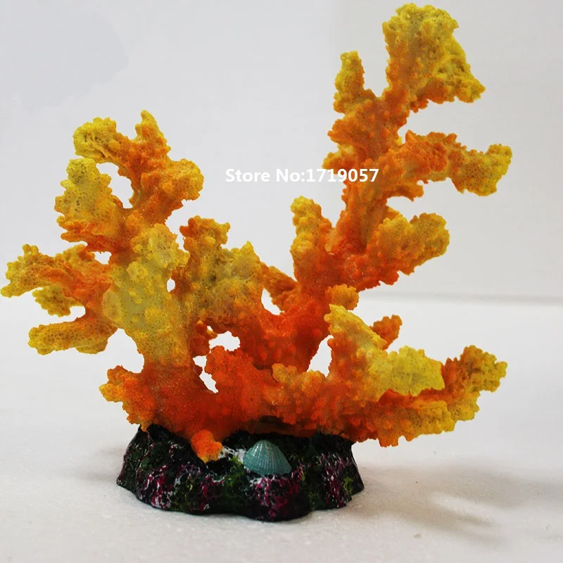 Resin Coral Home Decor Simulation Resin Coral Plant Fish Tank Ornament