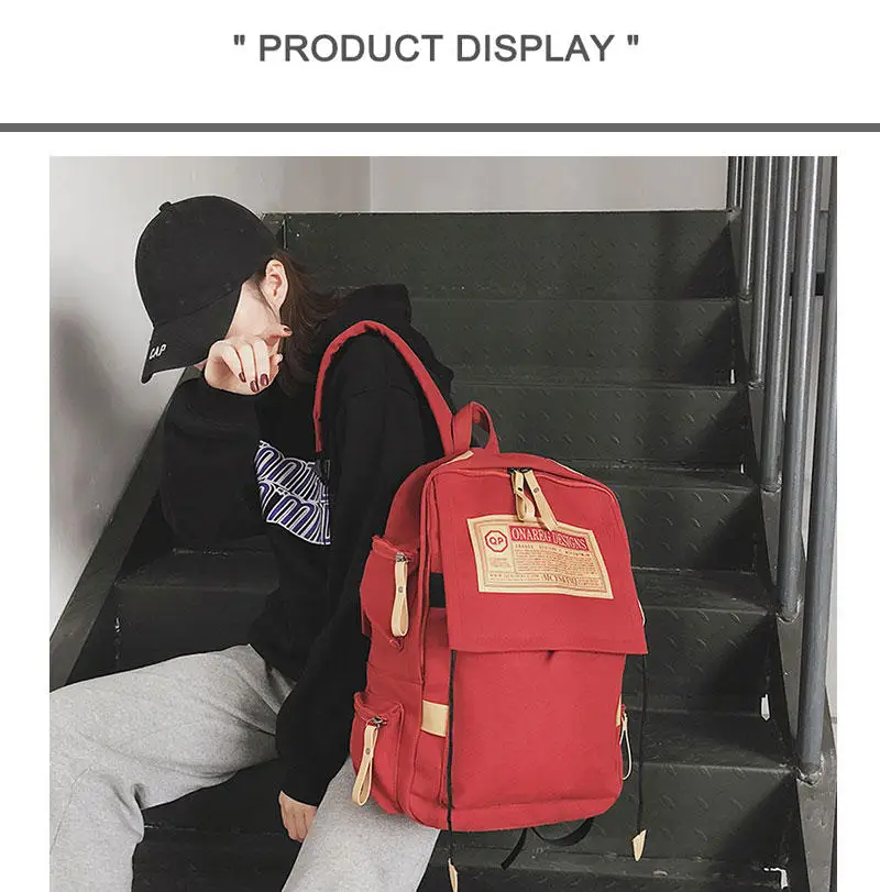 XIAODOO модные Повседневное Холст Рюкзаки для мужчин женщин путешествия рюкзак для ноутбука, студенческий школьный высокое ёмкость рюкзак