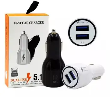 

Car charger QC 3.0 Fast Rapid Adaptive Car charger 5V 3A adapter charger for iphone for samsung s9 s8 s7
