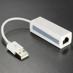 USB2.0 штекер к RJ45 Ethernet cетевой адаптер LAN Dongle 10/100 Мбит/с для ноутбука