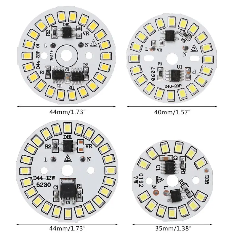 Светодиодный светильник, панель SMD, чип для лампы с холодным белым входом, умный IC Bean, линейный круглый привод, светильник, источник, Декор для дома Livin