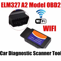 Бесплатная доставка код автомобиля сканер читатель тестер последняя версия Супер Мини ELM 327 WI-FI инструмент диагностики OBD