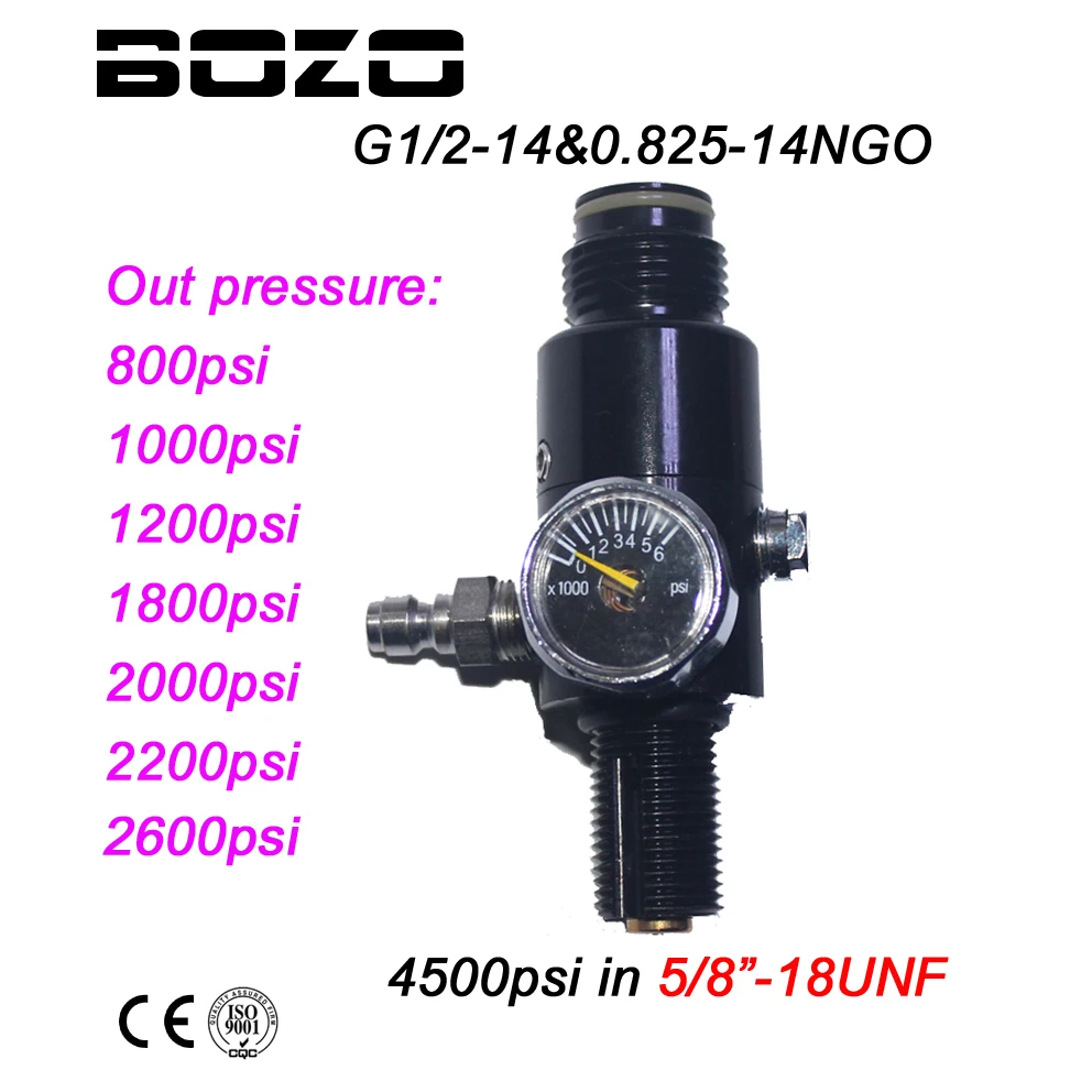 New Micro Gauge 1 inch 300 PSI Pressure for HPA Nitro Air CO2 tank systems