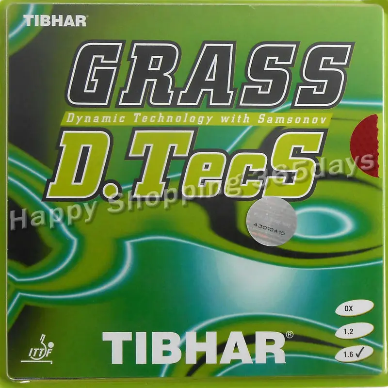 

Tibhar GRASS D.TecS long pips-out table tennis / pingpong rubber with sponge
