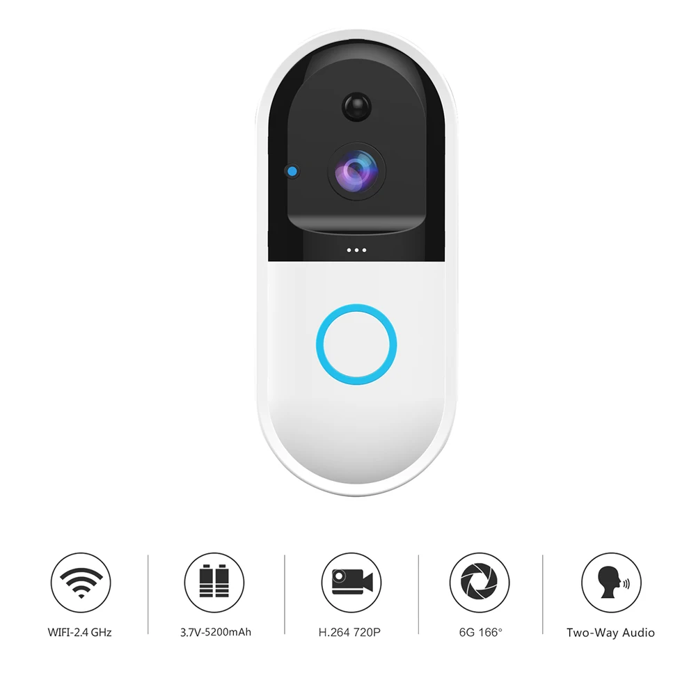 

Waterproof Wireless With Single Receiver Waterproof Plug-In Type Doorbell Cordless Smart Home Door Bells