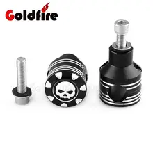 New Skull 1″ inch 25mm Motorcycle Bar Clamps Handlebar Risers For Harley Cruisers Choppers Honda Yamaha Kawasaki Suzuki Voctory