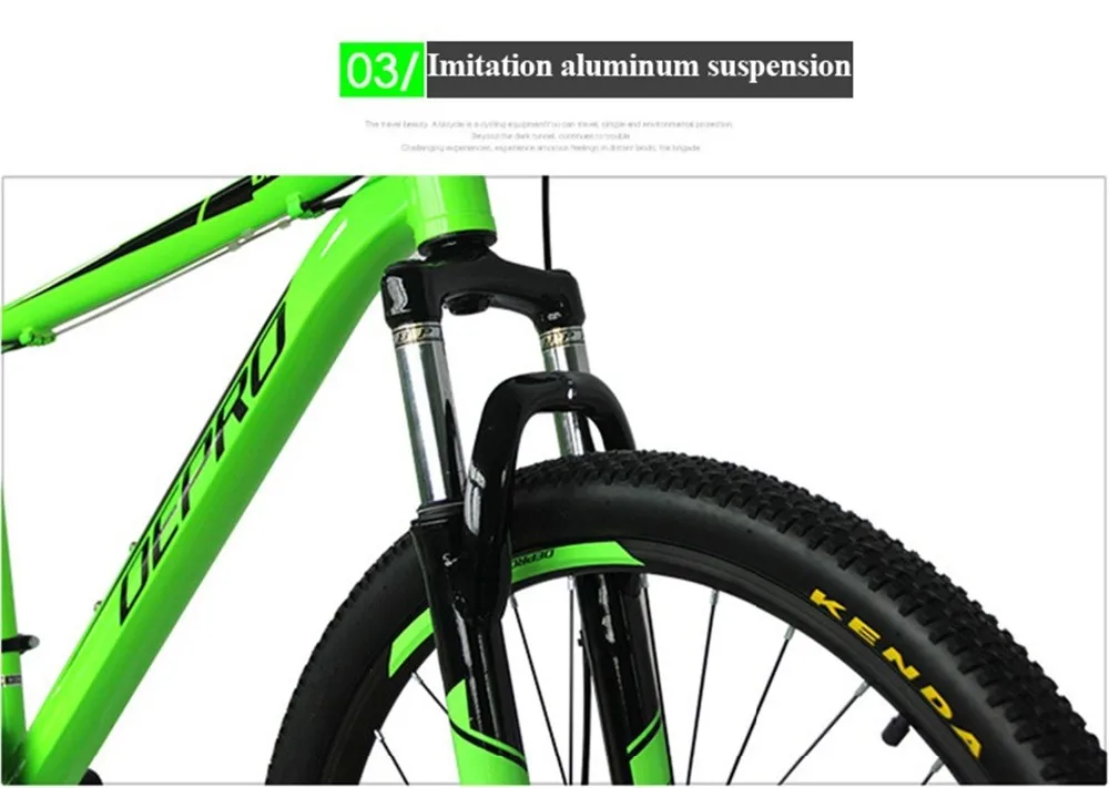 Flash Deal Mountain Bike Aluminum Alloy 21 speed Dual Disc Brakes 26 inch Variable Speed Drive Bicycle Men & Women Students Cycling Bicicle 16