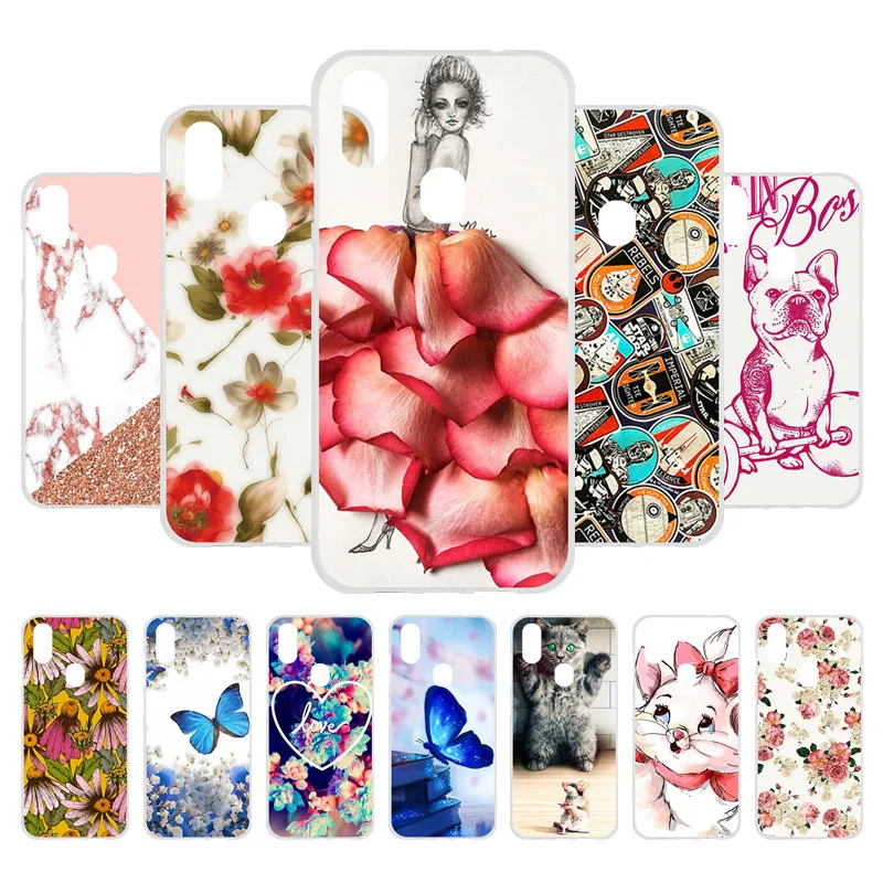 

Soft Case For Oukitel C15 pro Cases TPU Silicone Cute Cat Painted Bumper For Oukitel C15 pro 6.09 inch Cover Skin Fundas Coque