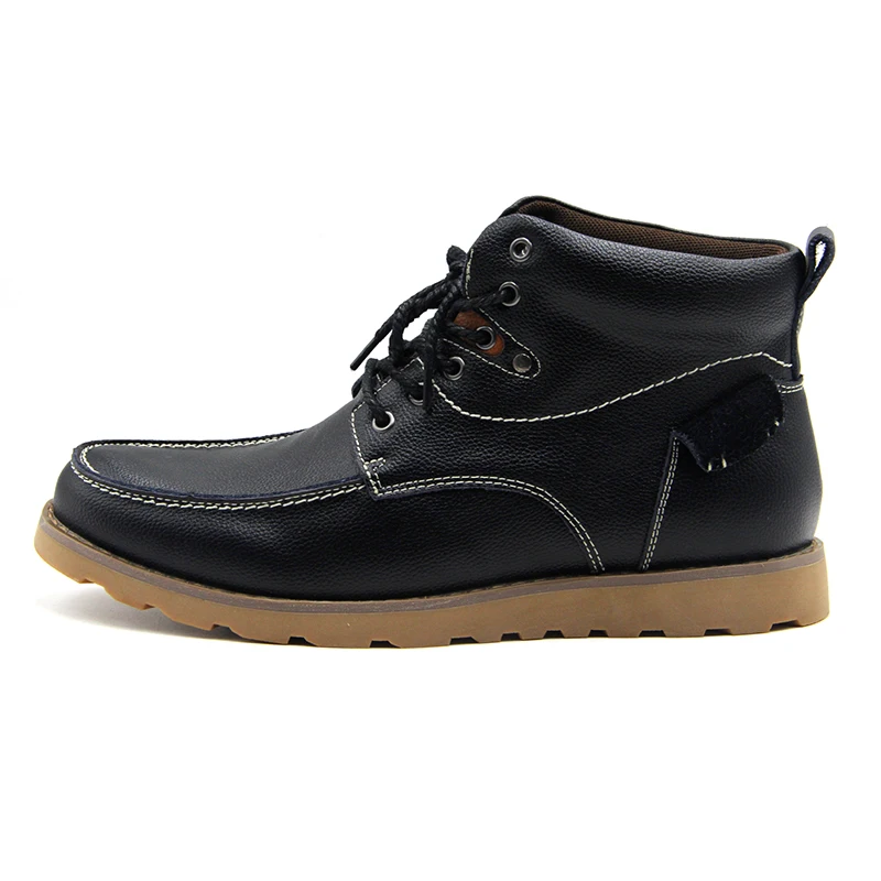 Gnome Blue Mode Conseillé dark Moto Hommes Dentelle De light Brown Pour Black Brown Chaussures dark Bottes 2017 Travail Marting up Boot En Cuir OrxOAw