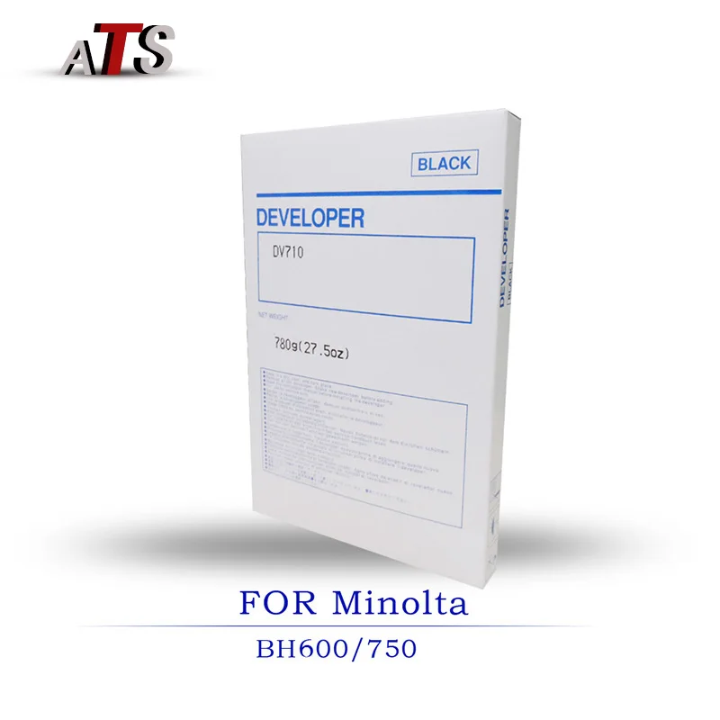 780g черный порошок проявителя DV710 для Konica Minolta тонер Konica Minolta bizhub BH 600 601 750 751 совместимые детали копировального устройства BH600 BH601 BH750 BH751