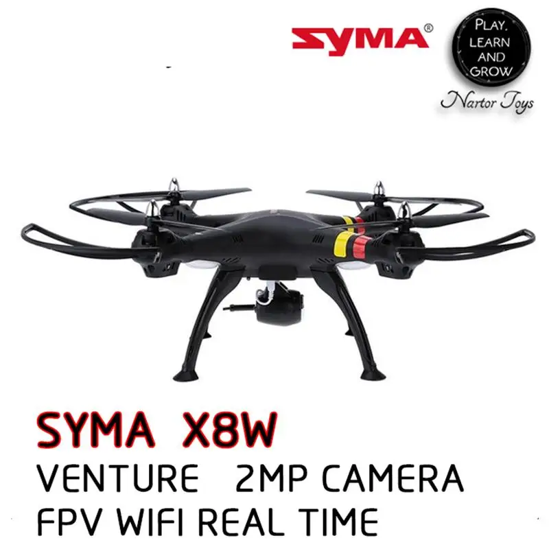 SYMA X8W RC font b Drone b font With Camera 2MP HD Camera 2 4G 4CH