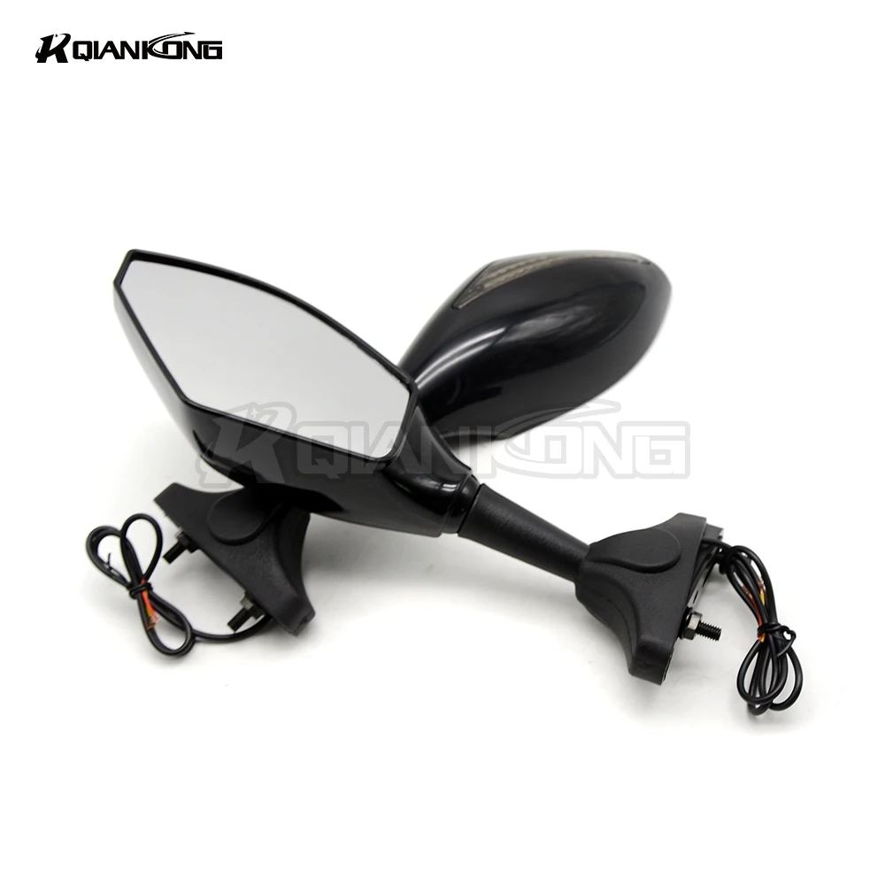 R QIANKONG Scooters Racer Rearview Side View Mirror For Yamaha T MAX TMAX 530 TMAX 500 XMAX  yzfr1 r3 mt07 mt09  mt-07 mt0-09