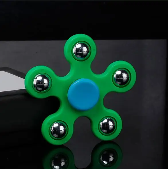 1 шт. пятиконечная звезда Spinner игрушка Spinner основной счетчик ВДГ Spinner Пентагоне en acier balle soulager Enfant