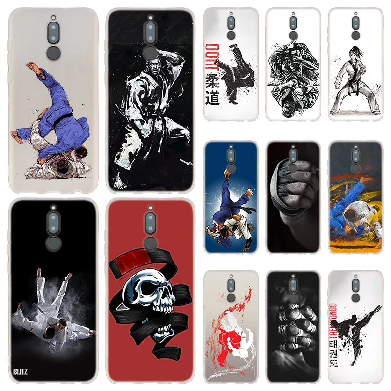 Janpan Judo Phone Case FOR Huawei Mate 10 20 30 Lite 20X Pro Nova 3 4 5i Y7 Y9 2019 2018 Cover | Мобильные телефоны и