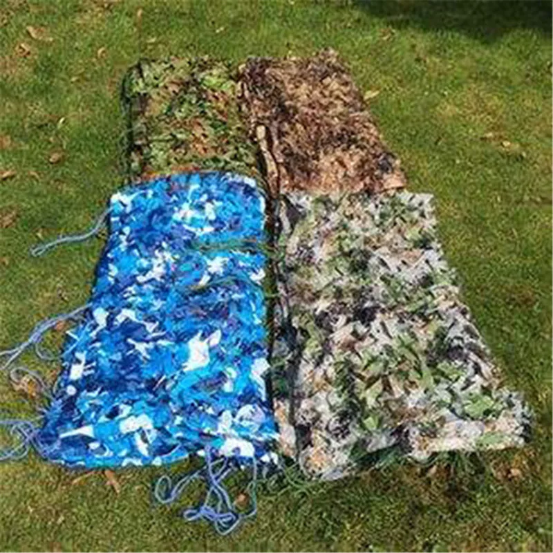 

2x6M Sea Blue Camouflage Shade Net Durable Mesh Netting Awning Military Camping Hunting Hide Cover Shade Sail Shelter Beach Tent
