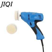 JIQI обуви Блестящий полировщик Электрический мини Ручной Портативный Кожа полировальная машина автоматическая Чистка обуви щетка очиститель ЕС США