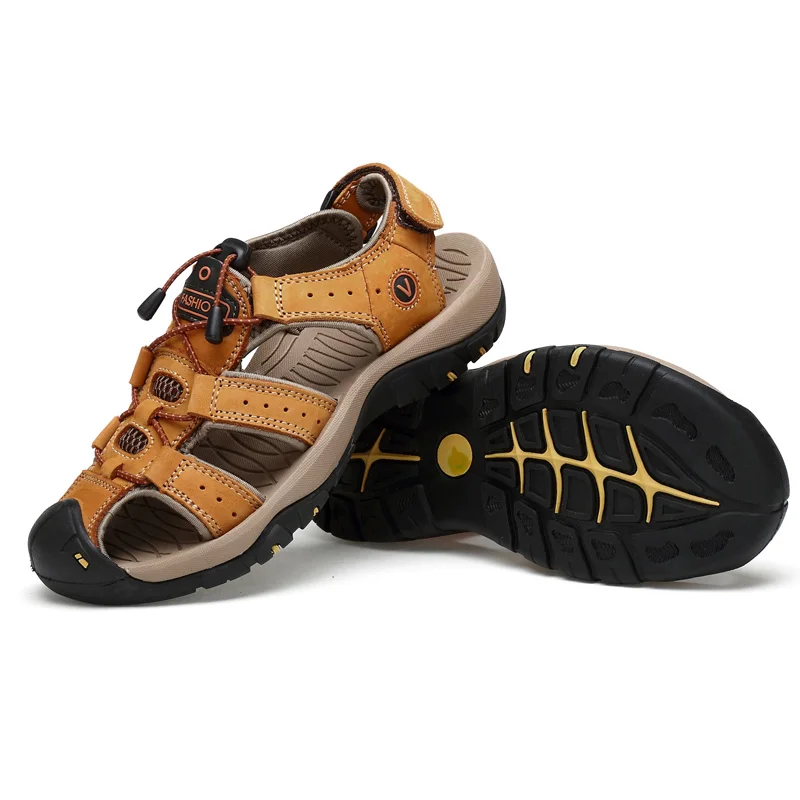 men's closed toe beach sandals