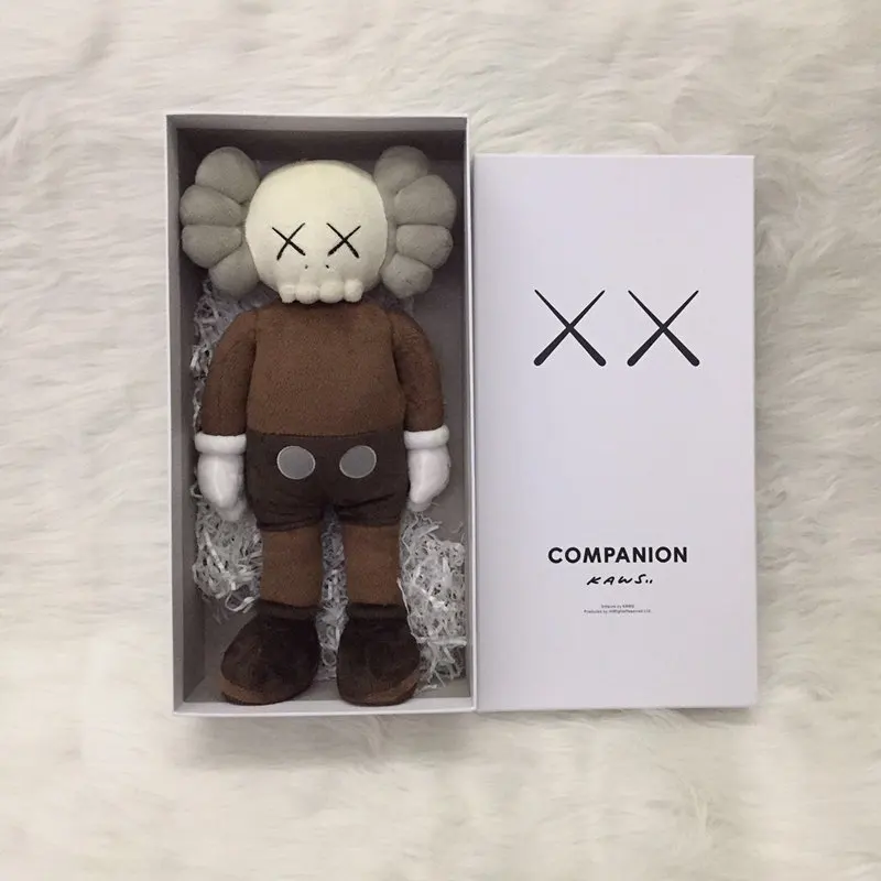

Orignal Fake Kaws Plush Dolls BBF Cartoon Animee Gift For Children Prototype Plush Doll Birthday Gift AG620