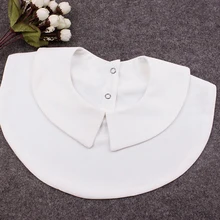 Mantieqingway Повседневная рубашка ложный воротник для женщин Съемная ложная манишка с вышитым воротником Топ шеи одежда аксессуары