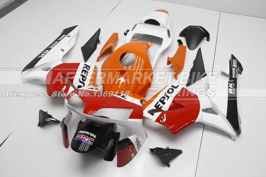 Для Honda Нью-REPSOL CBR600RR 2003 04 ABS Пластик обтекатель КУЗОВ