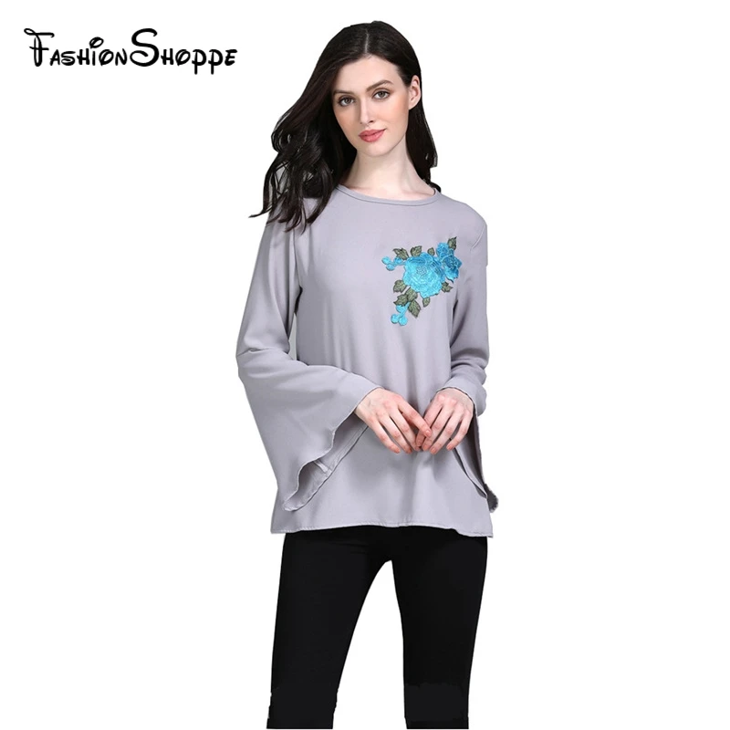 

Length cover the Hips Patch work Korea Linen Muslim Lady Abaya zipper in Back Round Collar Islamic women dress outwear #D571