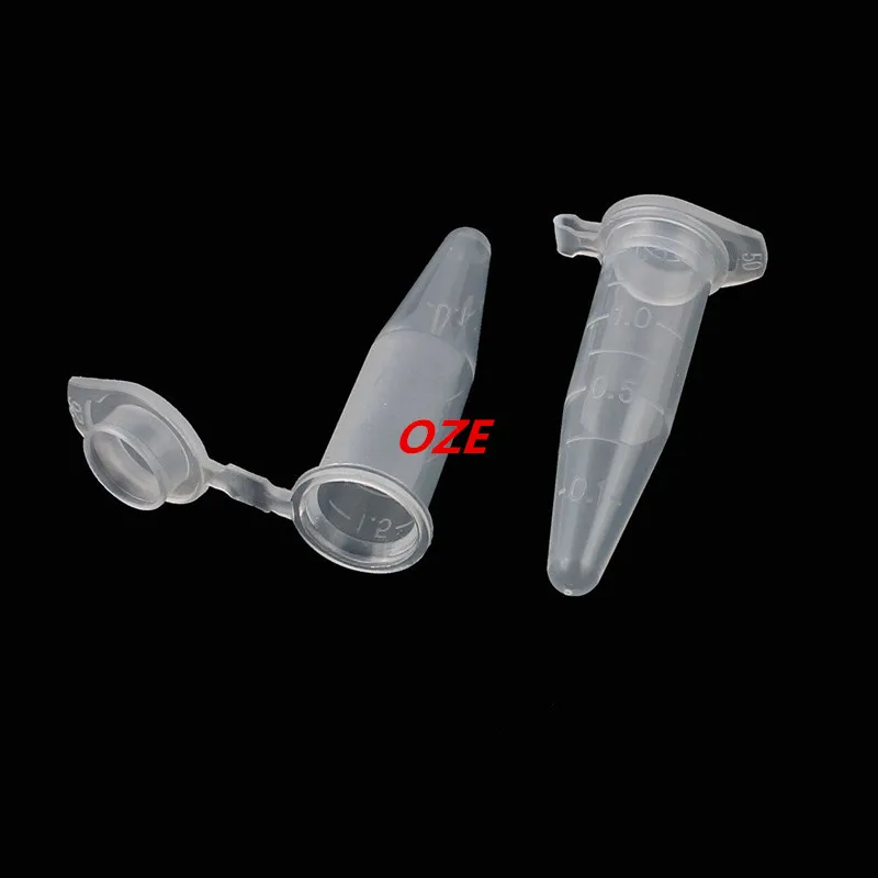 

50Pcs 1.5ml Plastic Clear EP Tube Centrifuge Tubes for Laboratory w Graduated