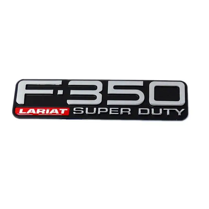 

ABS Plastic F350 F-350 Lariat F350lariat F-350lariat Super Duty Car Sticker Emblem Badge Embleme Emblema