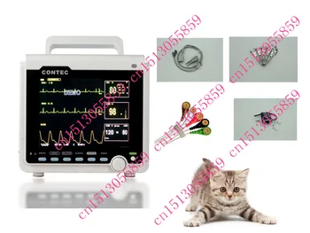 

CE Veterinary ICU patient monitor CMS6000+Printer ECG NIBP SPO2 PR TEMP RESP for animal
