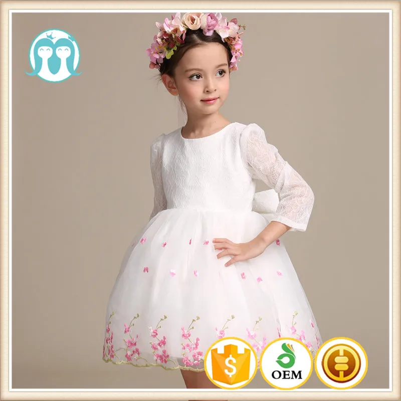 HOTSALE Flower children girl dress,Wholesale children's boutique