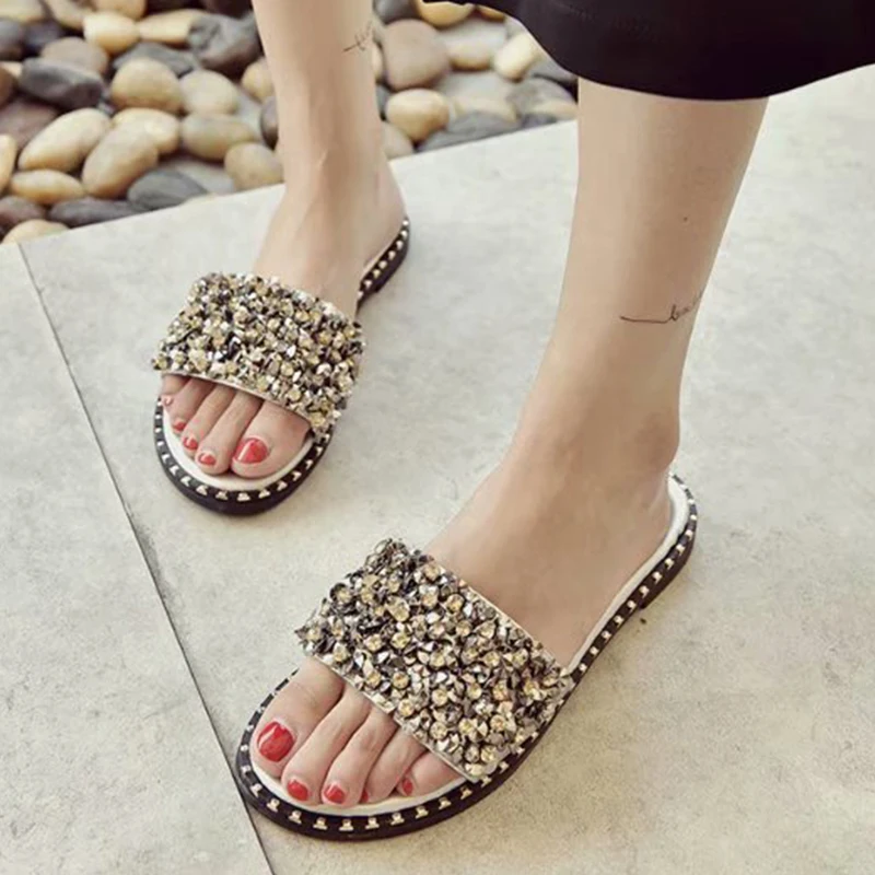 

Ladies Beach Slippers For Women Bedroom Home Indoor Outdoor Summer Slippers Flip Flops Slides Women Shoes Soft zapatillas mujer