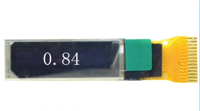 

0,84 дюймовый белый oled-дисплей 96*16