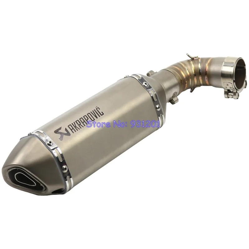 

Motorcycle for Honda CB1000R Exhaust Pipe System Link Mid Pipe Connect Pipe with Akrapovic Exhaust Muffler Slip On (2010-2012)