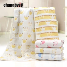 Хлопок марлевые детские постельные принадлежности лист детские одеяла на кровать душевое полотенце для новорожденного мягкие пеленки для новорожденного хлопчатобумажное одеяльце