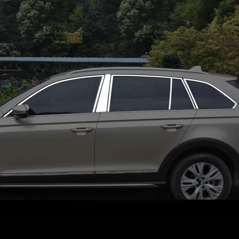 

Chromium Automobile Auto Body Window Grille Exterior Dashing Sticker Strip Trim Car Styling 16 17 18 19 FOR Volkswagen C-TREK