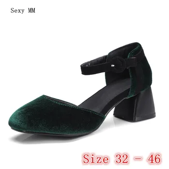 

High Heels Women Pumps Stiletto High Heel Shoes D'Orsay Woman Party Shoes Kitten Heels Plus Size 32 33 - 40 41 42 43 44 45 46