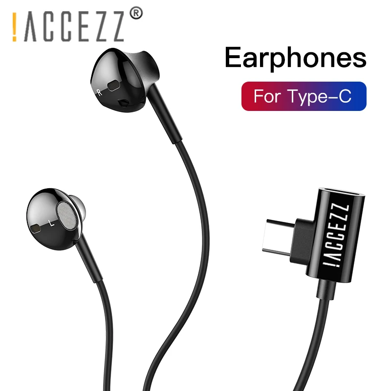 

!ACCEZZ USB Type C Earphones Wired Earphone With Magnetic For Xiaomi Max 2 Mi6 Huawei Mate 10 Samsung S9 In Ear Earphone Earbuds