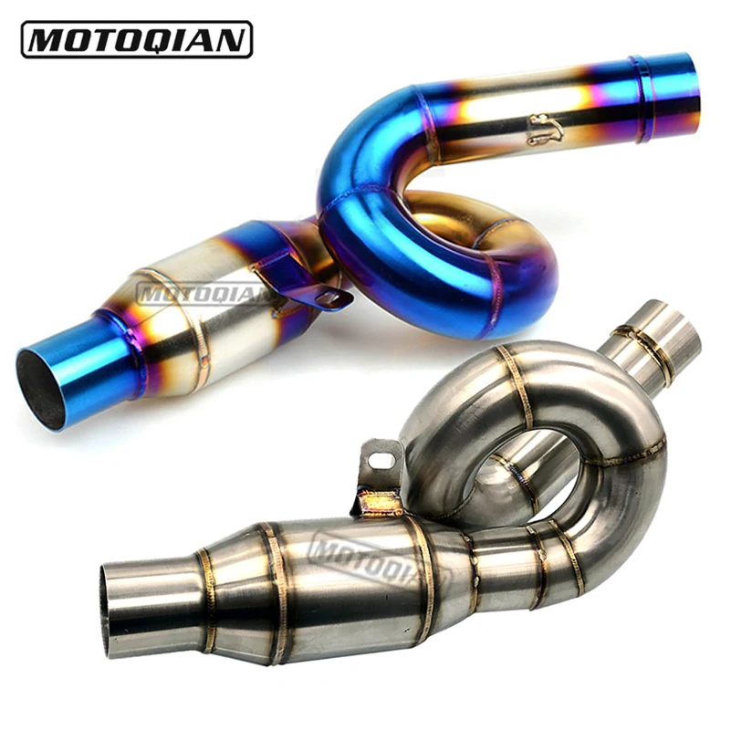 

For Kawasaki Z800 Z 800 2013-2018 Stainless Steel Motorcycle Modified Mid Connect Muffler Exhaust Middle Link Pipe