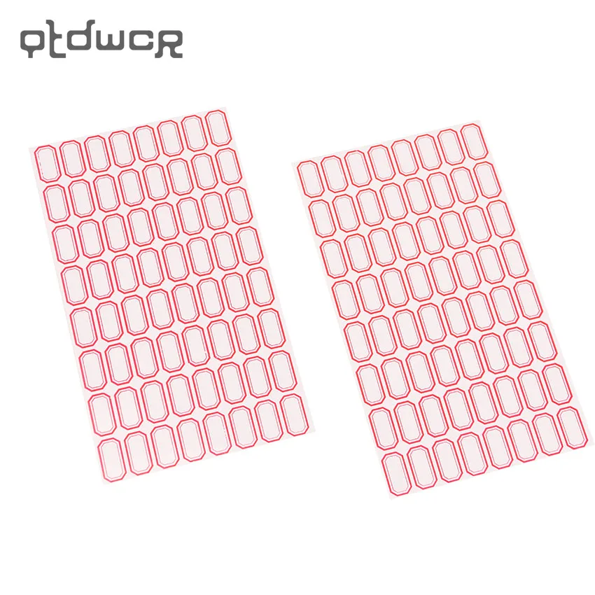 

10 Sheets Self Adhesive Label Paper Office Stationery Sticker Blank Label Stickers Mark Stickers for Student Gift
