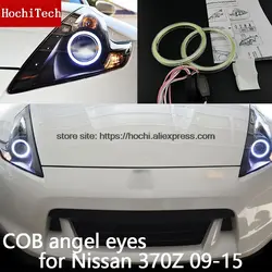 5 комплектов оптовая продажа высокое качество COB светодиодные Белый Halo вел Ангельские глазки кольцо ошибок для Nissan 370Z 2009 2010 2011 -2015